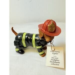 Hamilton Chief Furry Fighter Fur- Ever Firefighter Dachshund